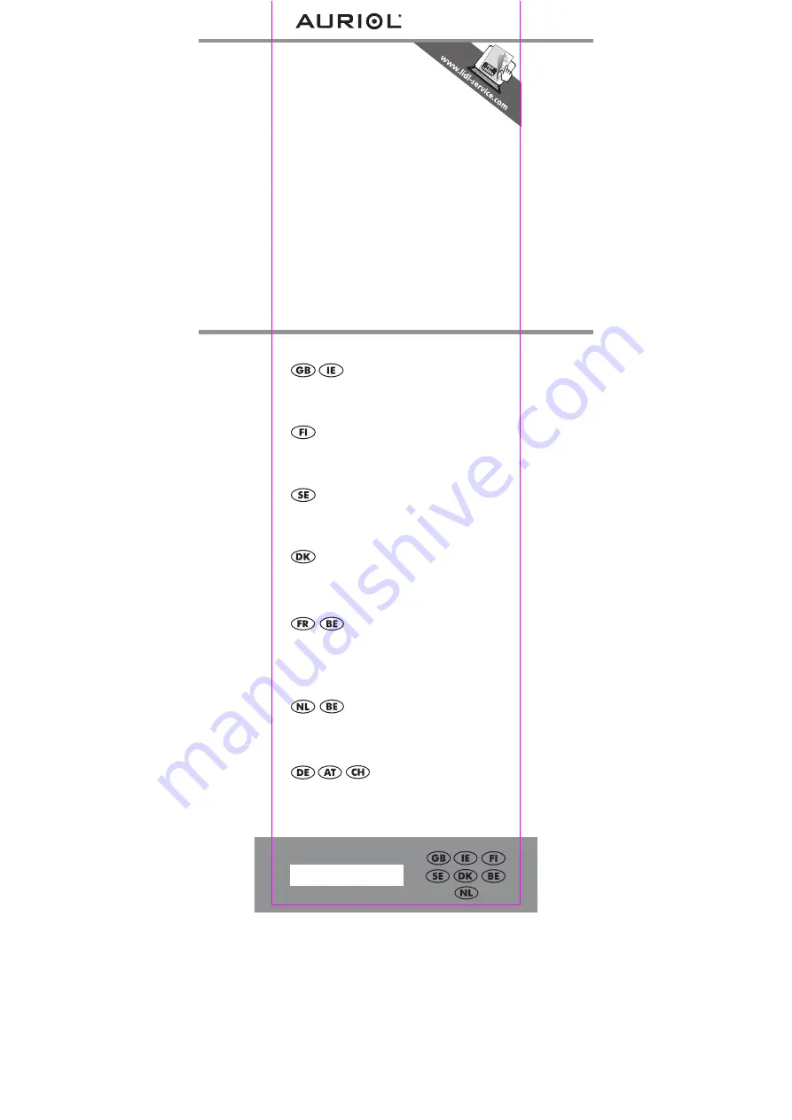 Auriol 2-LD3975-5 Скачать руководство пользователя страница 1