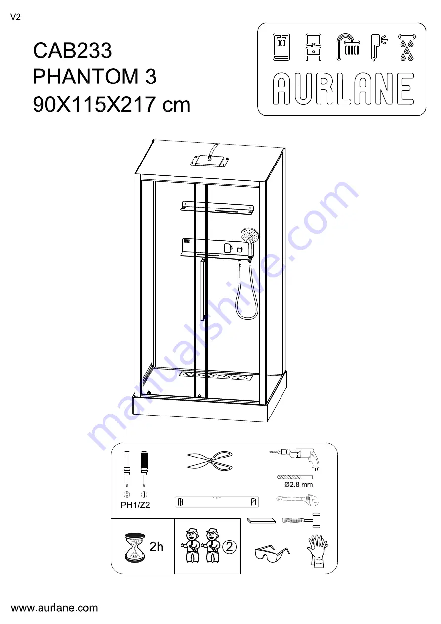 Aurlane CAB233 Скачать руководство пользователя страница 1