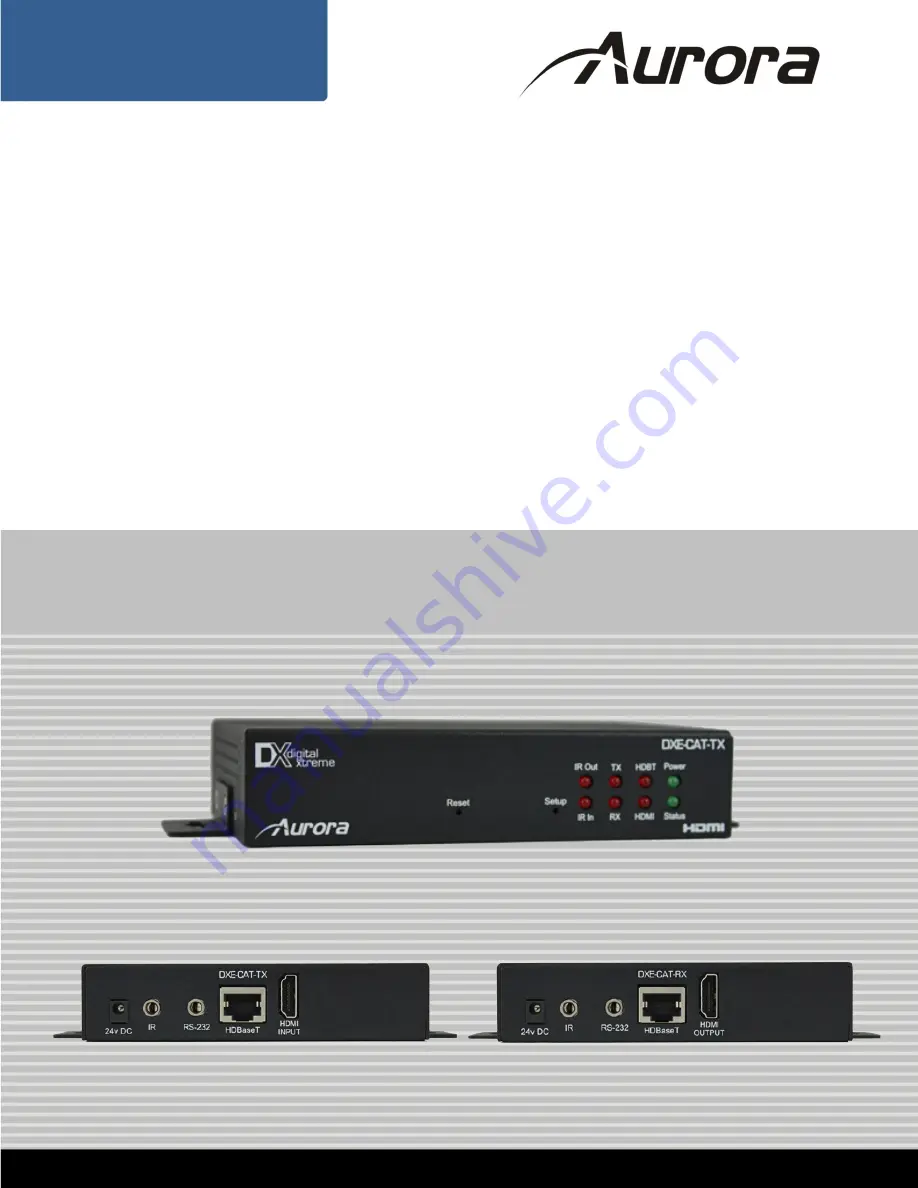 Aurora Multimedia DXE-CAT-S1 User Manual Download Page 1