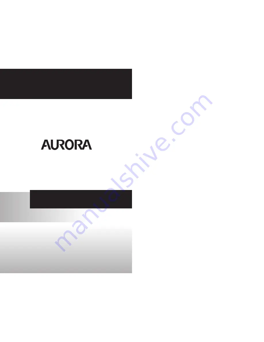 Aurora AU670XA Manual Download Page 13