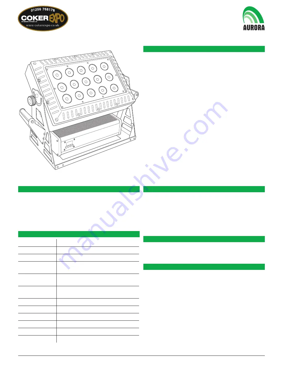 Aurora Megacube X15 Owner'S Handbook Manual Download Page 3