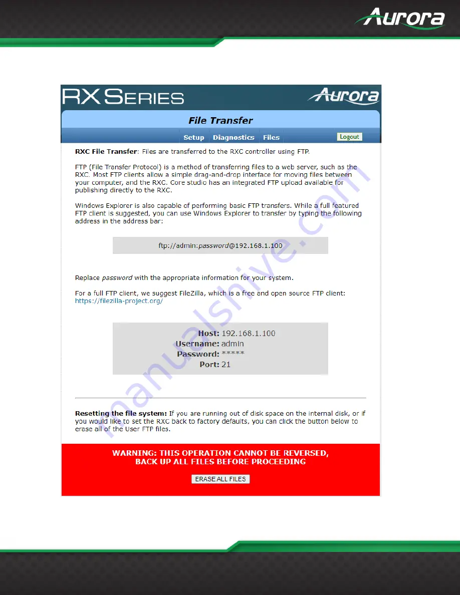 Aurora Reax RXC Series User Manual Download Page 29