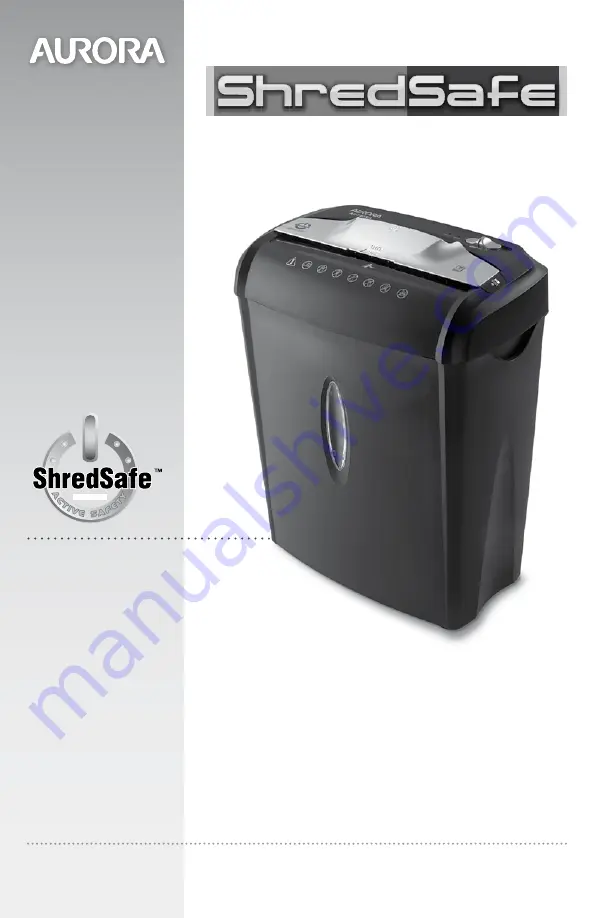 Aurora ShredSafe AU740XA Скачать руководство пользователя страница 1