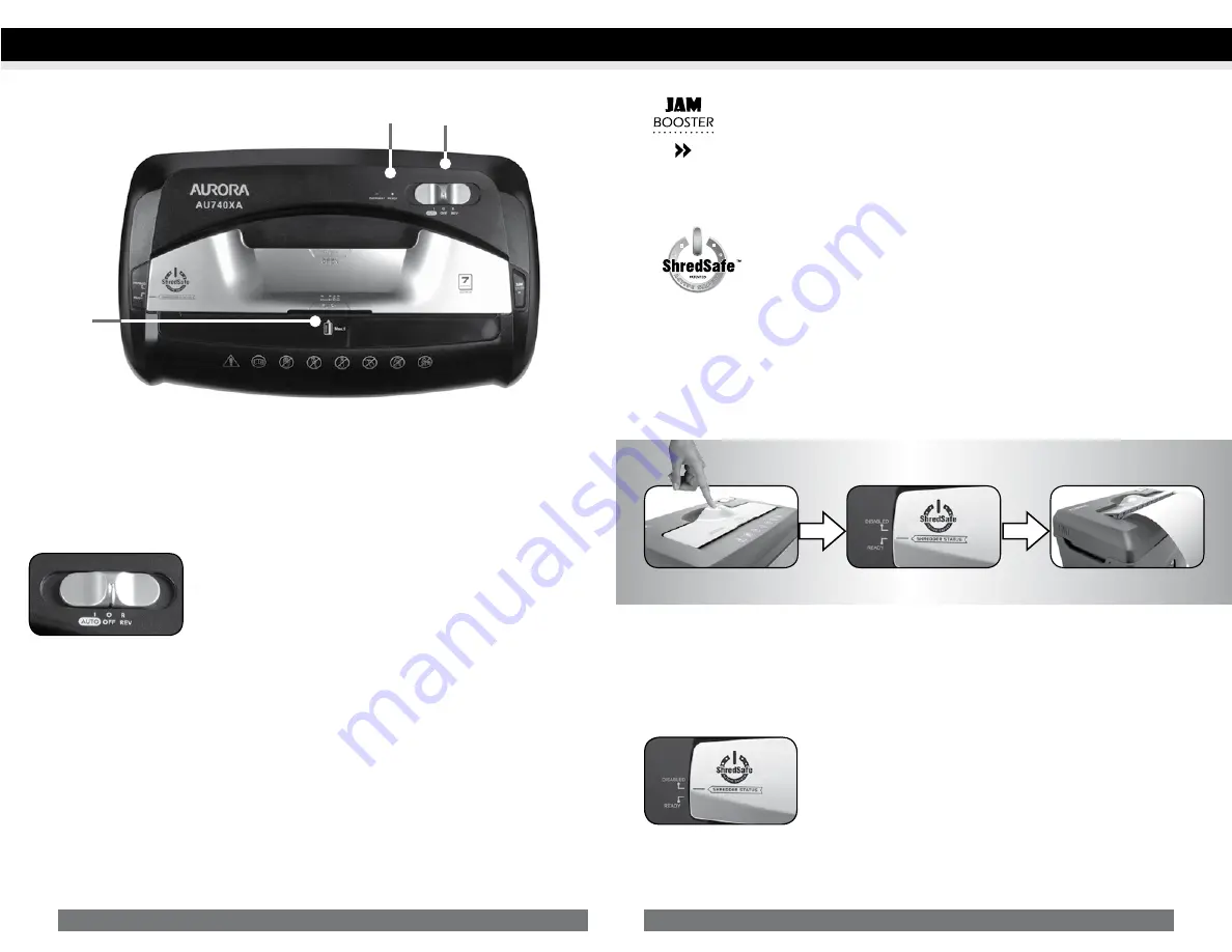 Aurora ShredSafe AU740XA User Manual Download Page 8