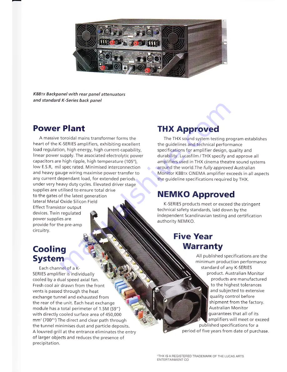 AUSTRALIAN MONITOR 1K2 - Brochure Download Page 3