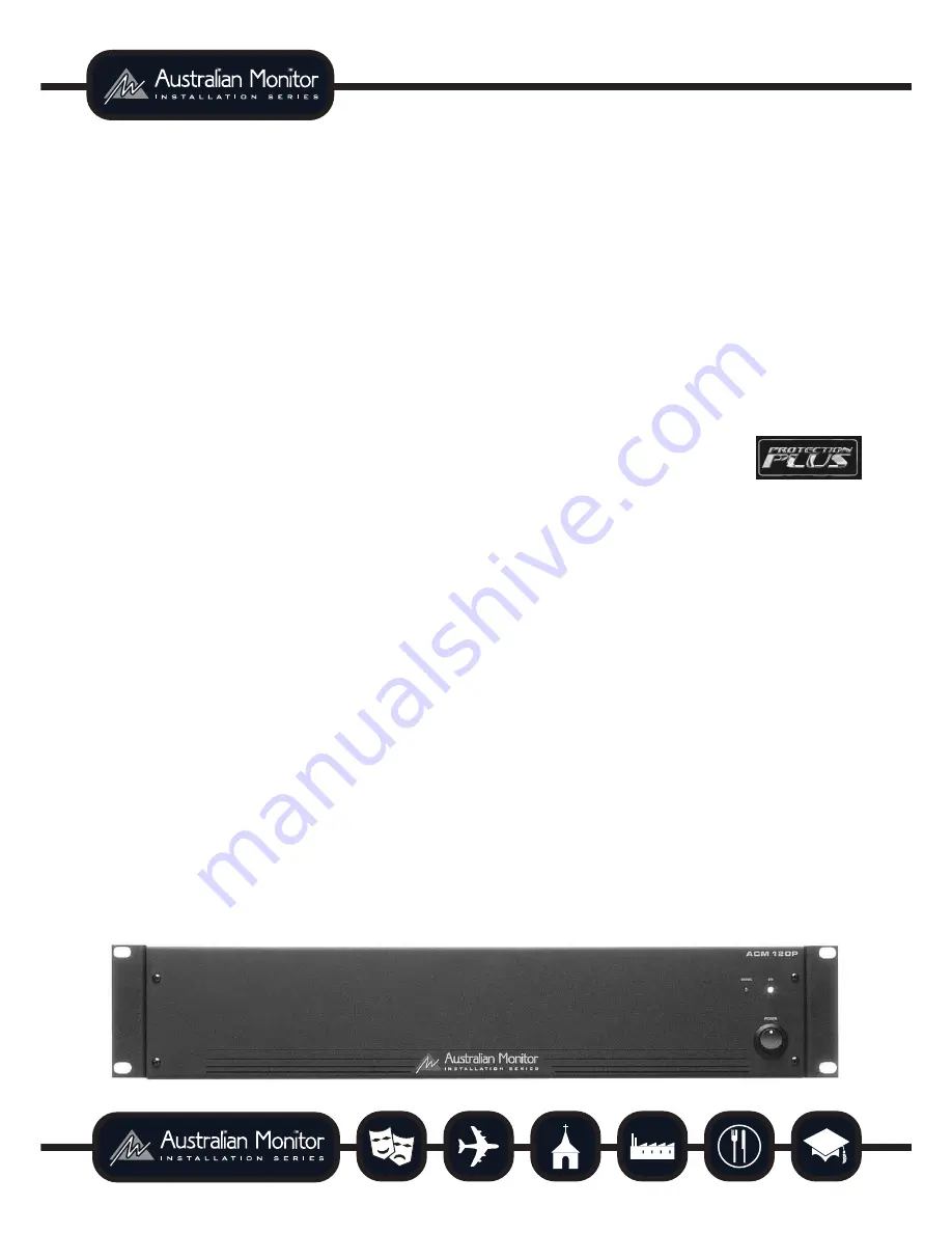 AUSTRALIAN MONITOR ACM120P Specification Download Page 1