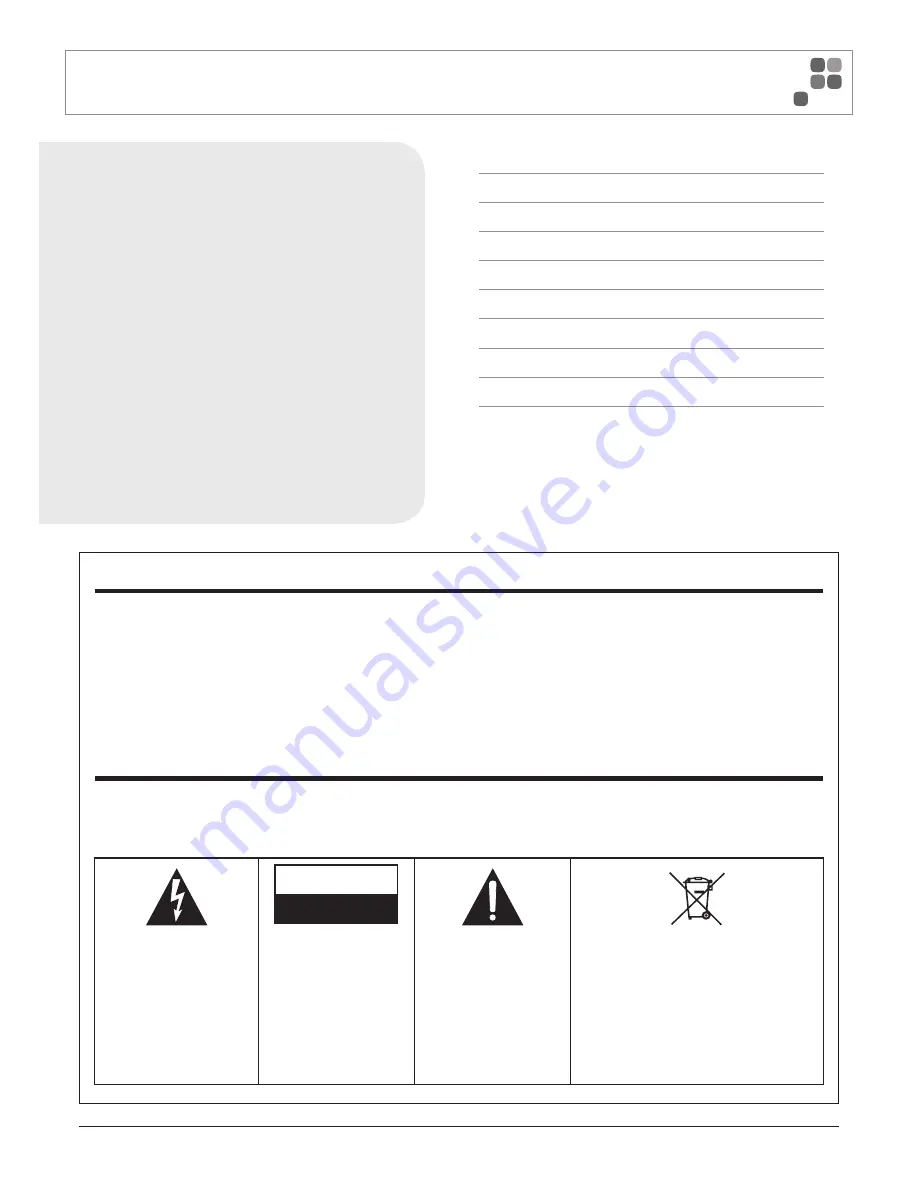 AUSTRALIAN MONITOR HS120P Installation And Operational Manual Download Page 3