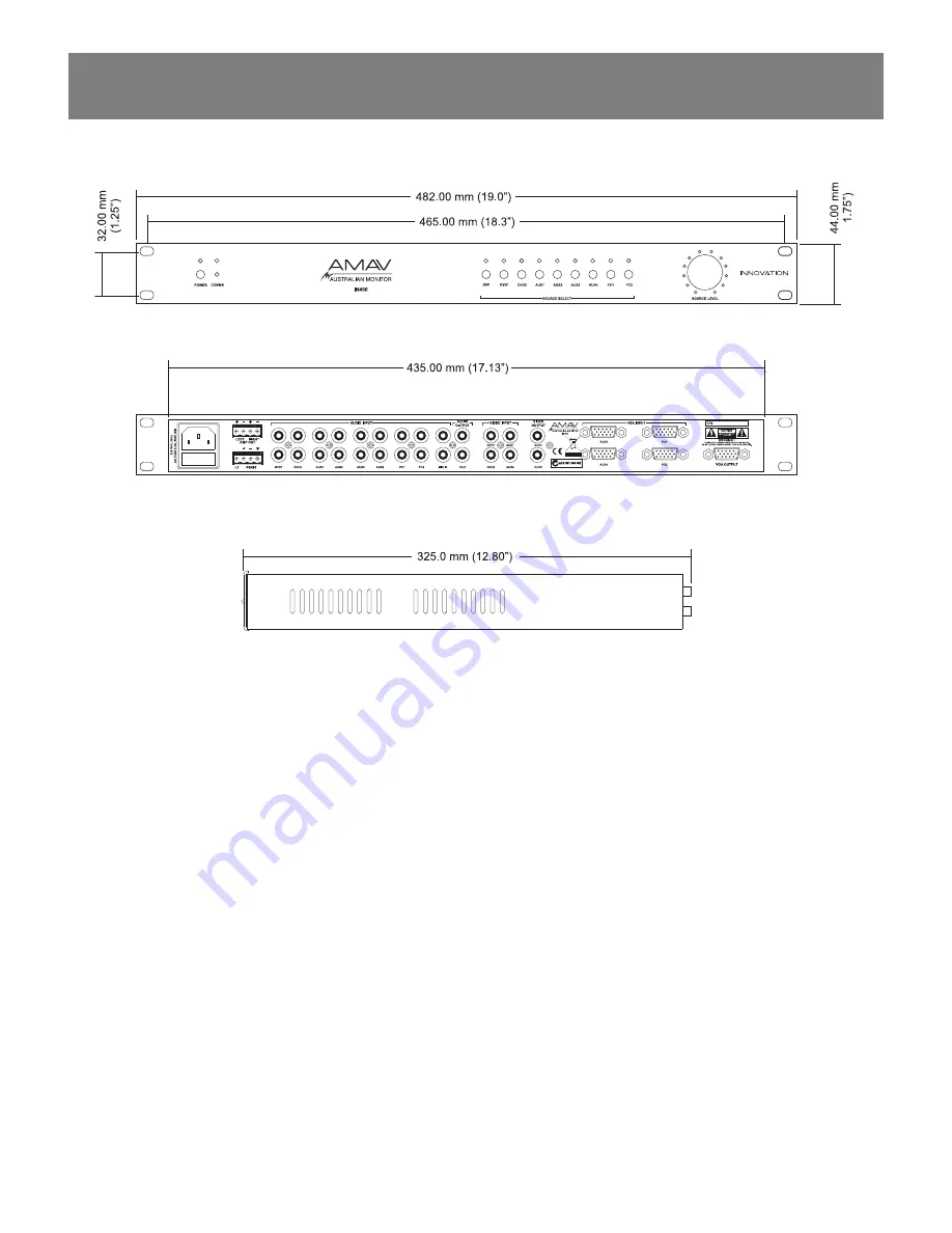 AUSTRALIAN MONITOR Innovation IN400 Installation And Operation Manual Download Page 9