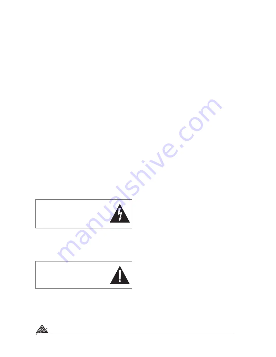 AUSTRALIAN MONITOR SY 1600 Operation Manual Download Page 2