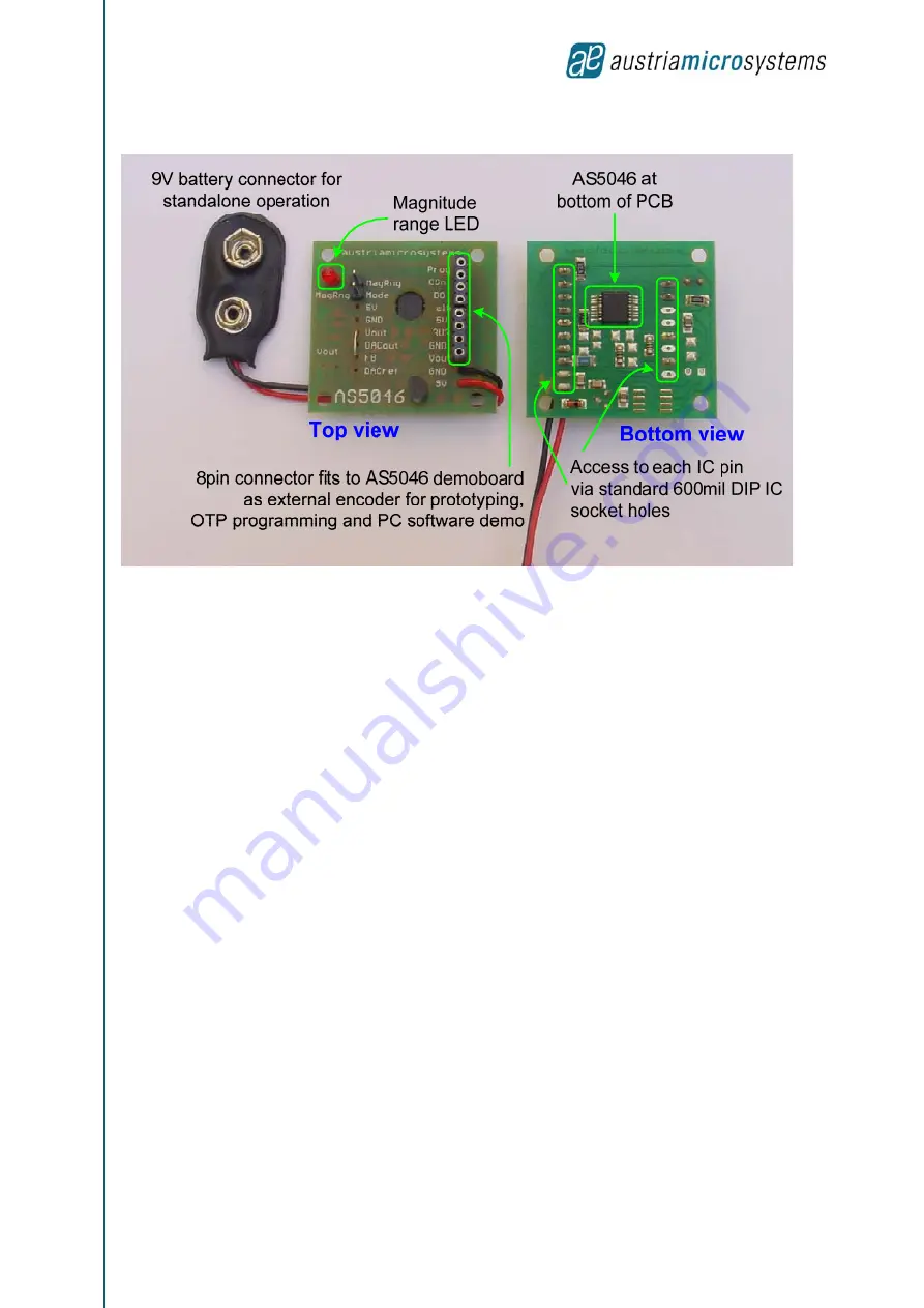 austriamicrosystems AS5046 Operation Manual Download Page 15