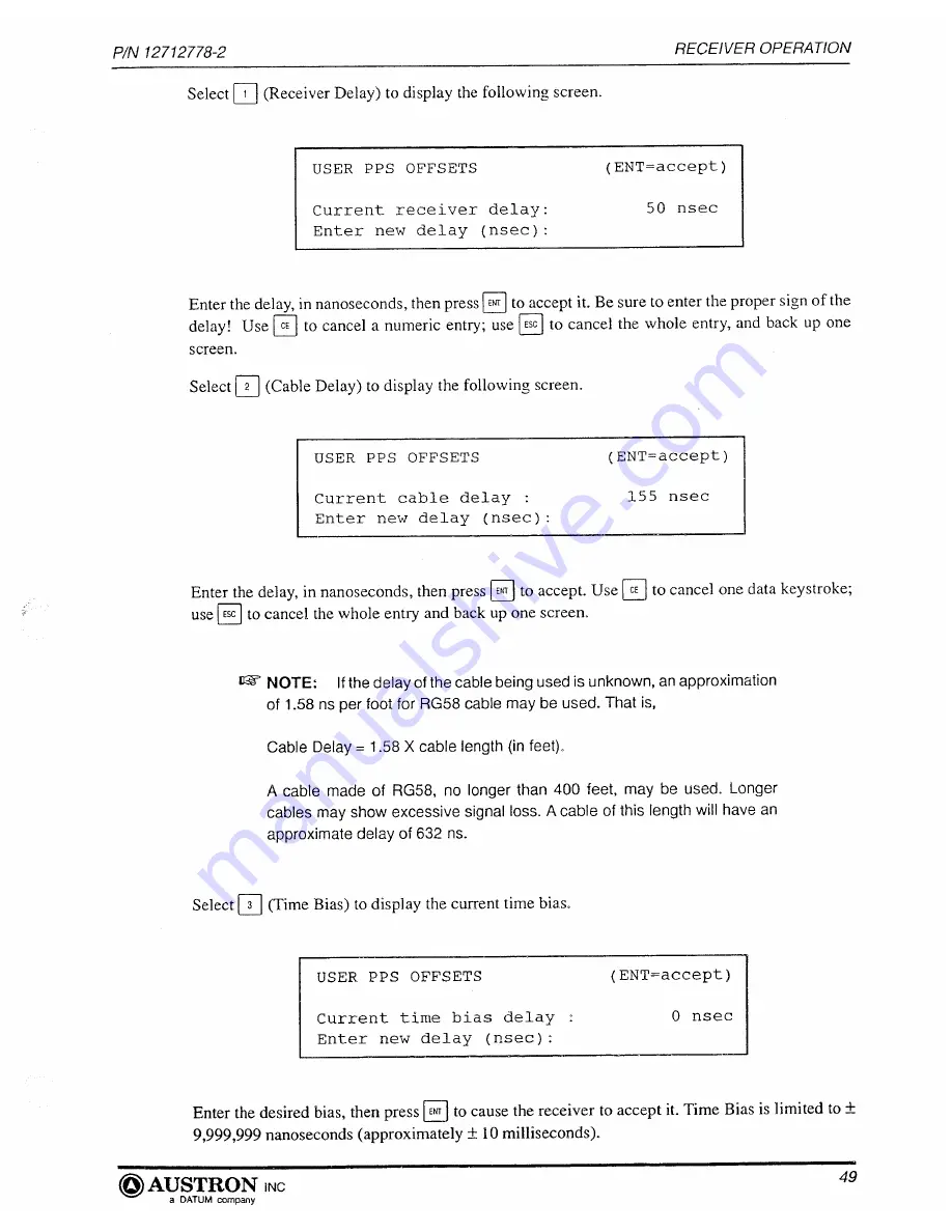 Austron 2201A Скачать руководство пользователя страница 55