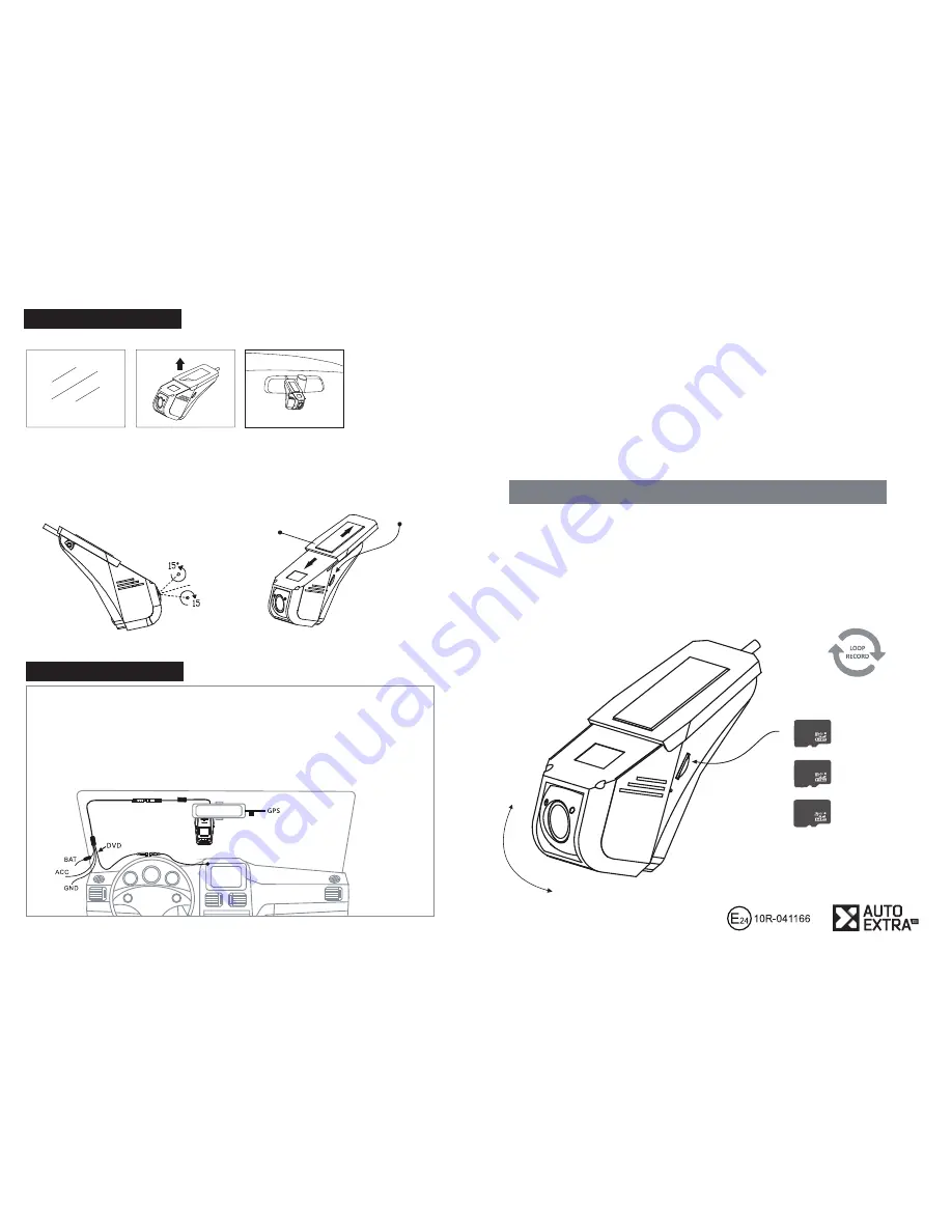 Auto Extra DVR5200 Скачать руководство пользователя страница 1