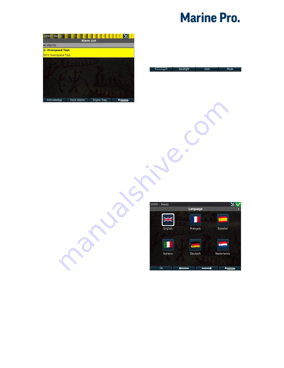 auto maskin Marine Pro DCU 410E User Manual Download Page 12