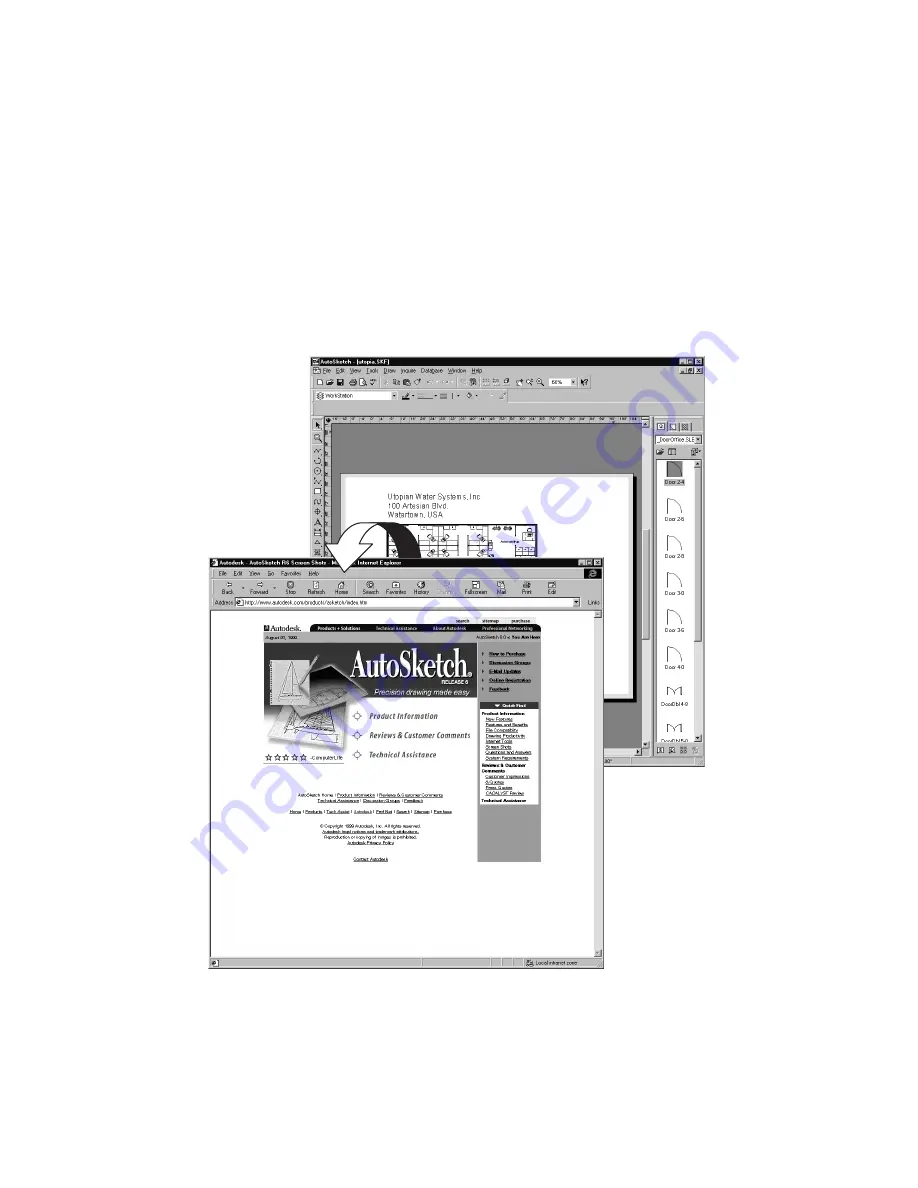 Autodesk 00308-011408-9F30A - VLA AUTOSKETCH R8-MEDIA W9X/NT User Manual Download Page 362