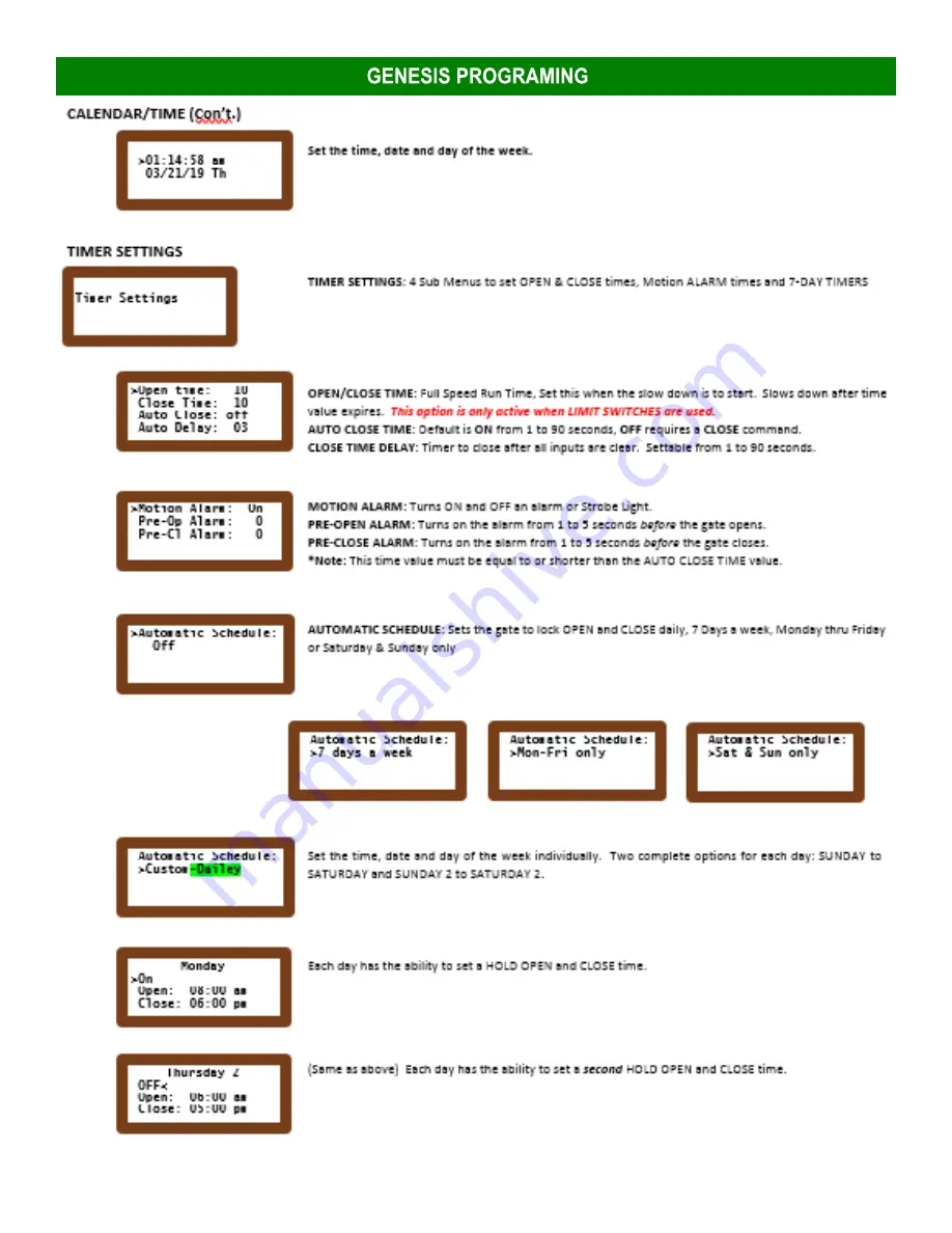 AutoGate Shield M30 Series Installation & Operation Manual Download Page 43