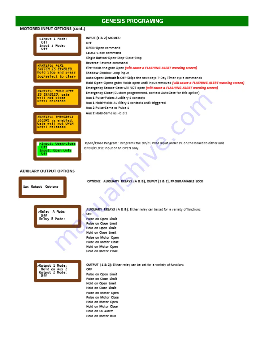 AutoGate Shield M30 Series Installation & Operation Manual Download Page 45