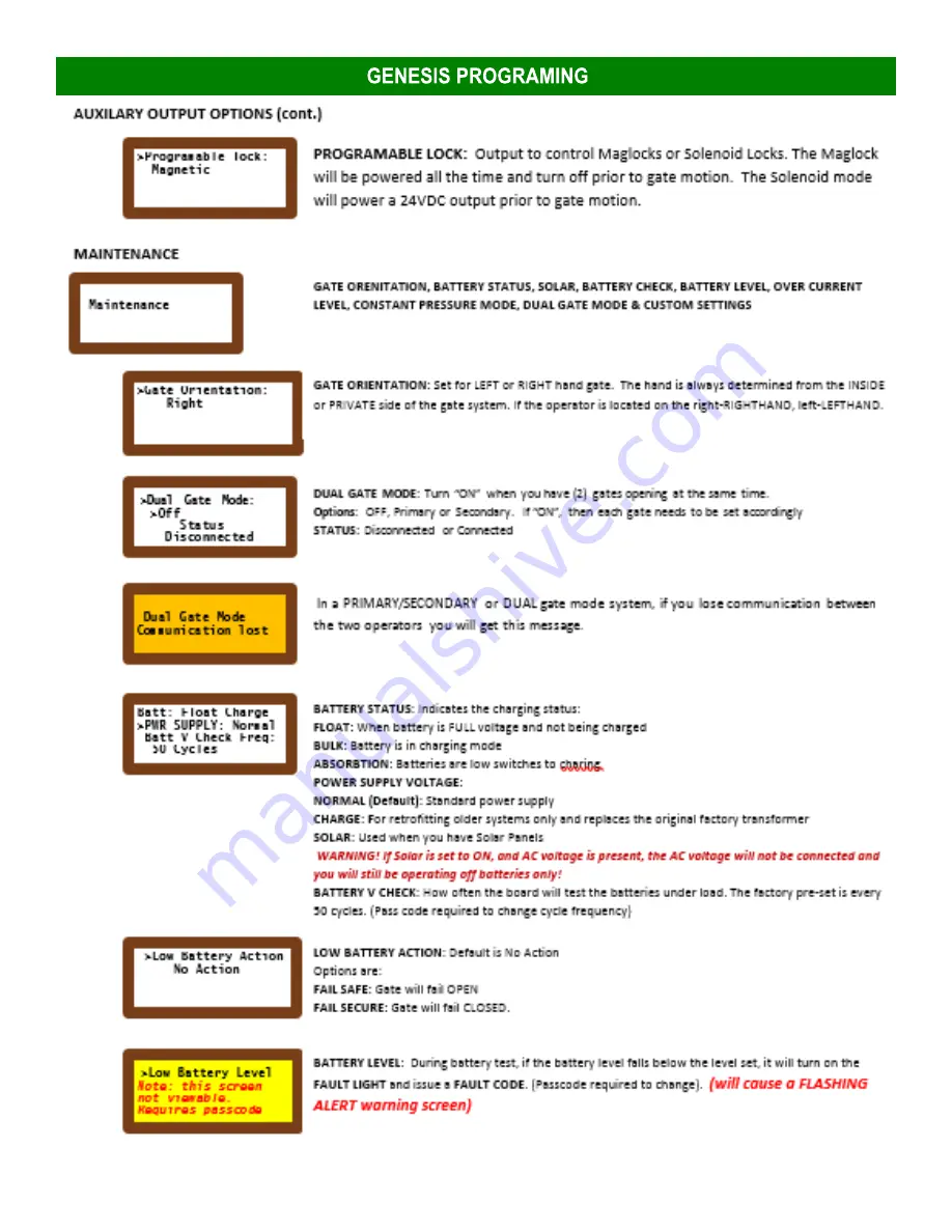 AutoGate Shield M30 Series Installation & Operation Manual Download Page 46