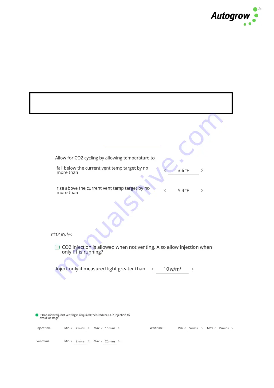 Autogrow IntelliClimate Installation And User Manual Download Page 14