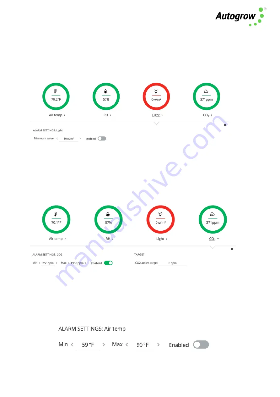 Autogrow IntelliClimate Installation And User Manual Download Page 22