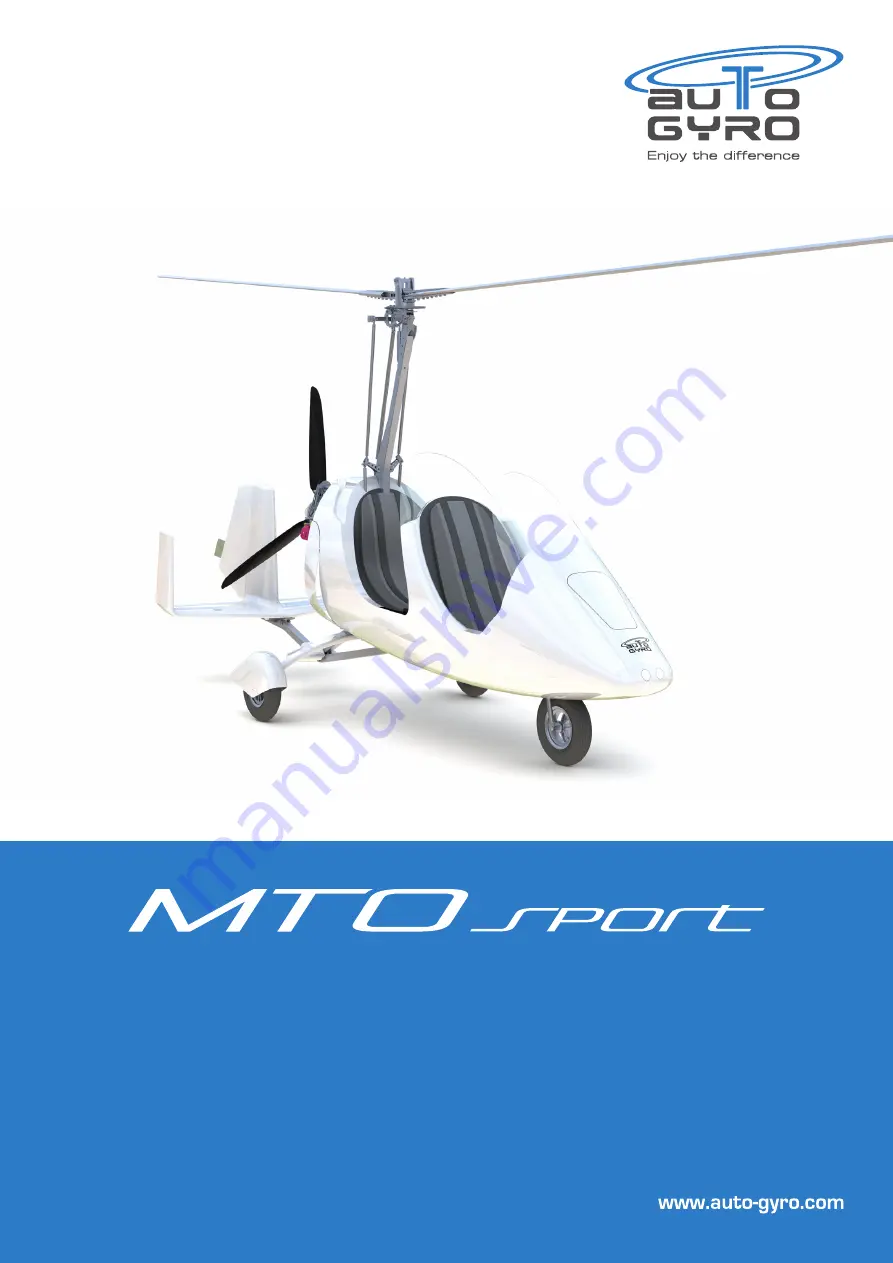 AutoGyro MTOsport Скачать руководство пользователя страница 1