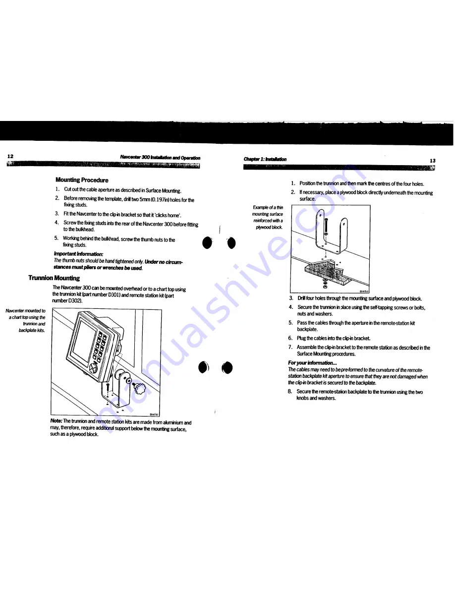 AUTOHELM Navcenter 300 User Manual Download Page 9