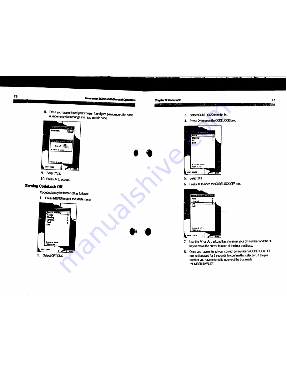 AUTOHELM Navcenter 300 User Manual Download Page 41