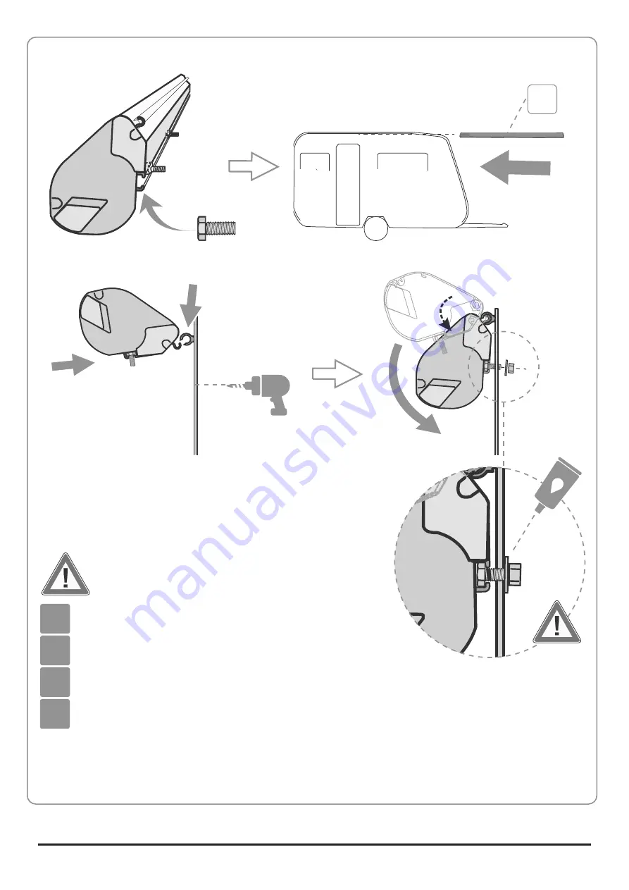 AUTOHOME Rolling Top R/TOP-M Instructions Manual Download Page 6