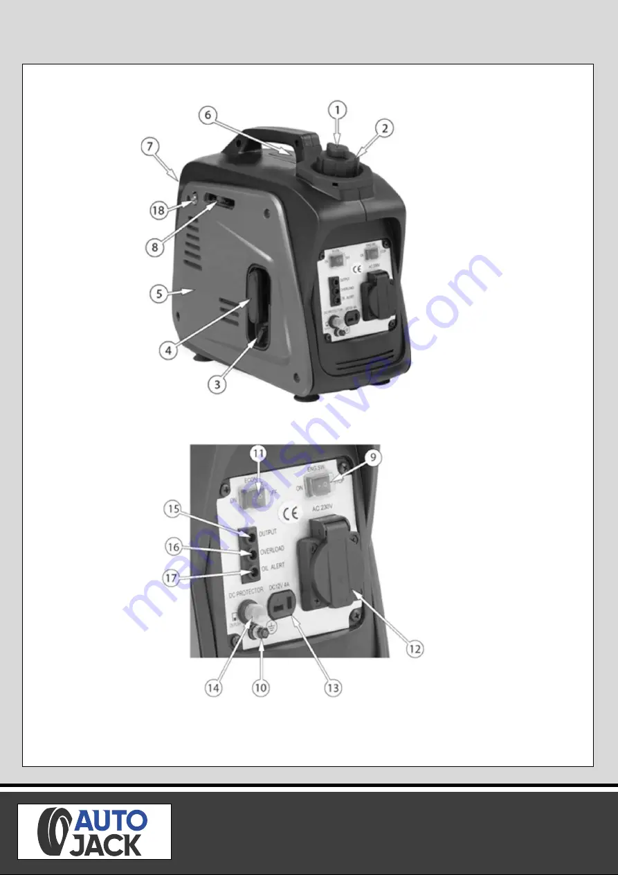 Autojack IG1200i Safety And Operating Manual Download Page 8