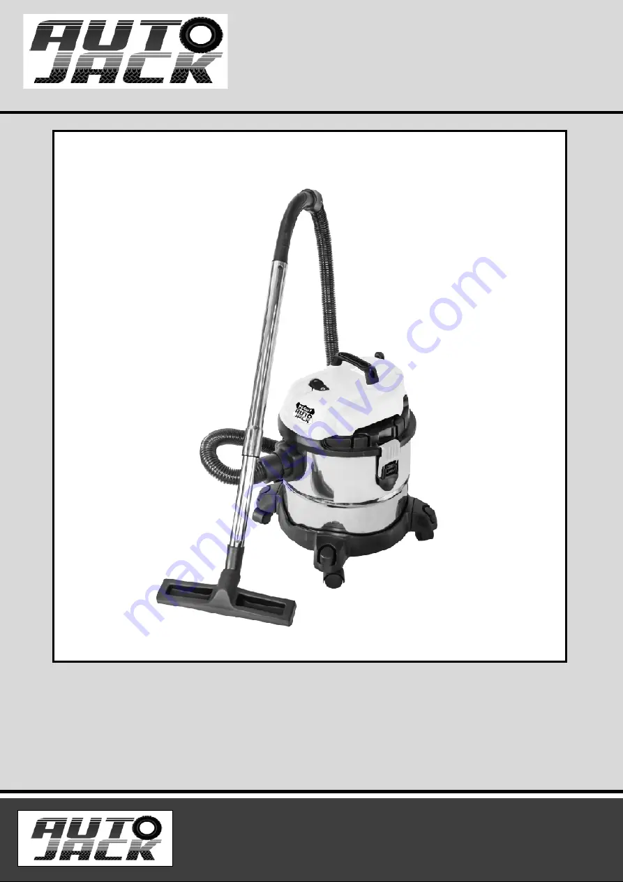 Autojack PEGGY Safety And Operating Manual Download Page 1