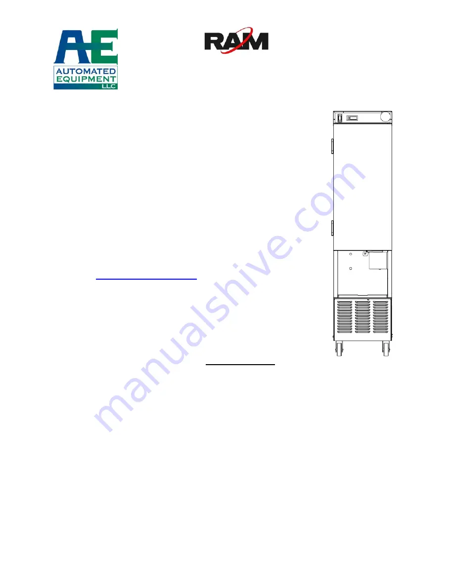 AUTOMATED EQUIPMENT RAM 16-F Скачать руководство пользователя страница 1