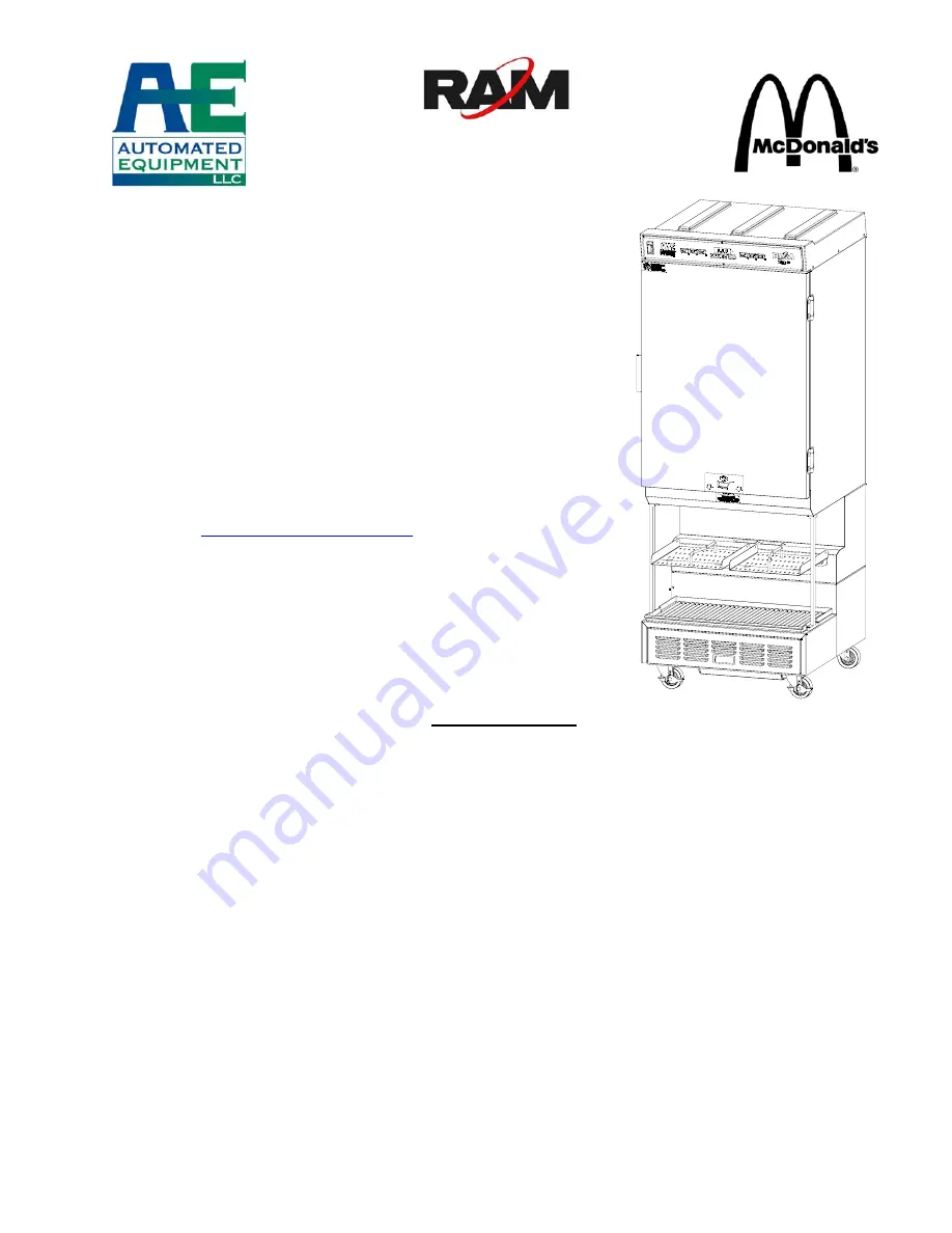 AUTOMATED EQUIPMENT RAM 280-F Equipment Manual Download Page 1