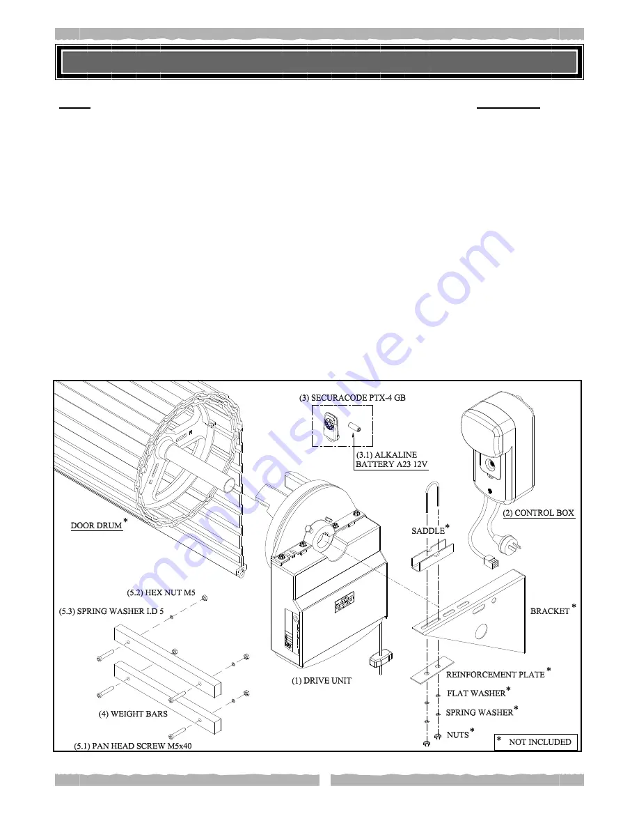 Automatic Technology Australia ROLL UP GARAGE DOOR OPENER Скачать руководство пользователя страница 6