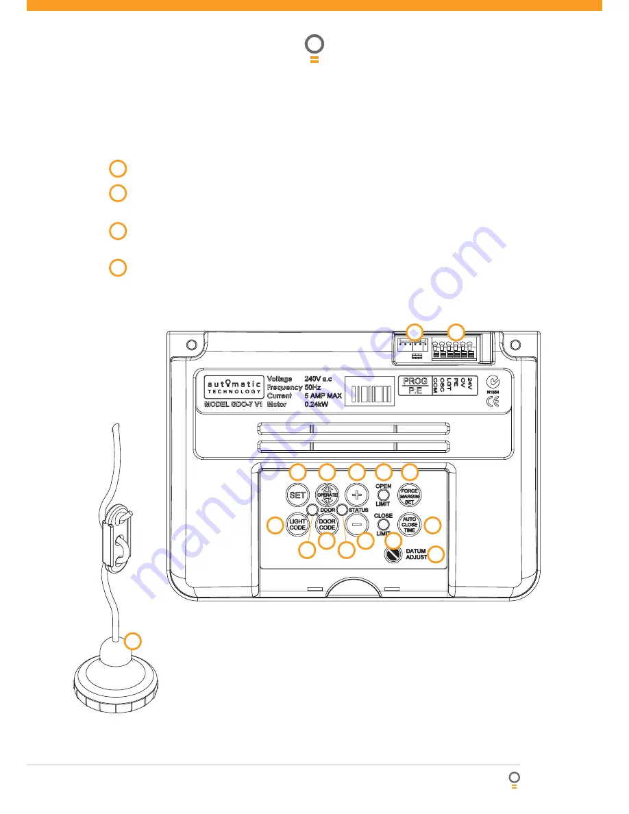 Automatic Technology SecuraLift GDO-7V1 Скачать руководство пользователя страница 9