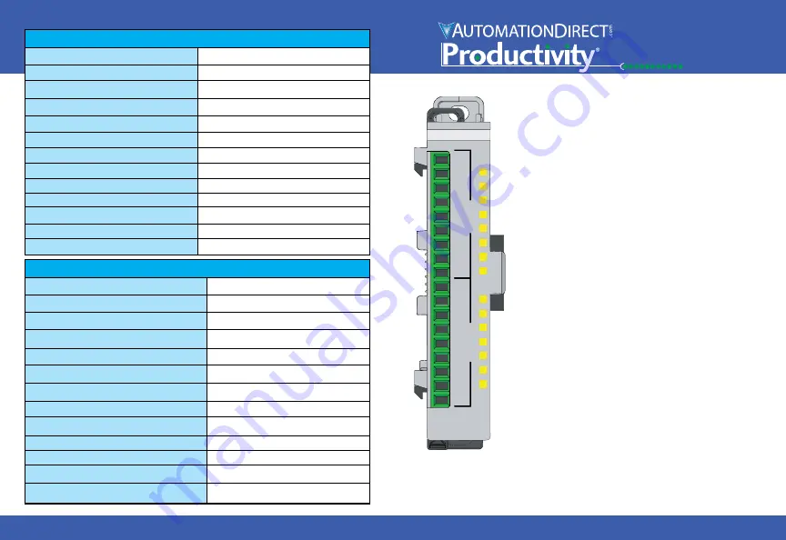 Automationdirect.com Productivity 1000 P1-15CDD1 Manual Download Page 1