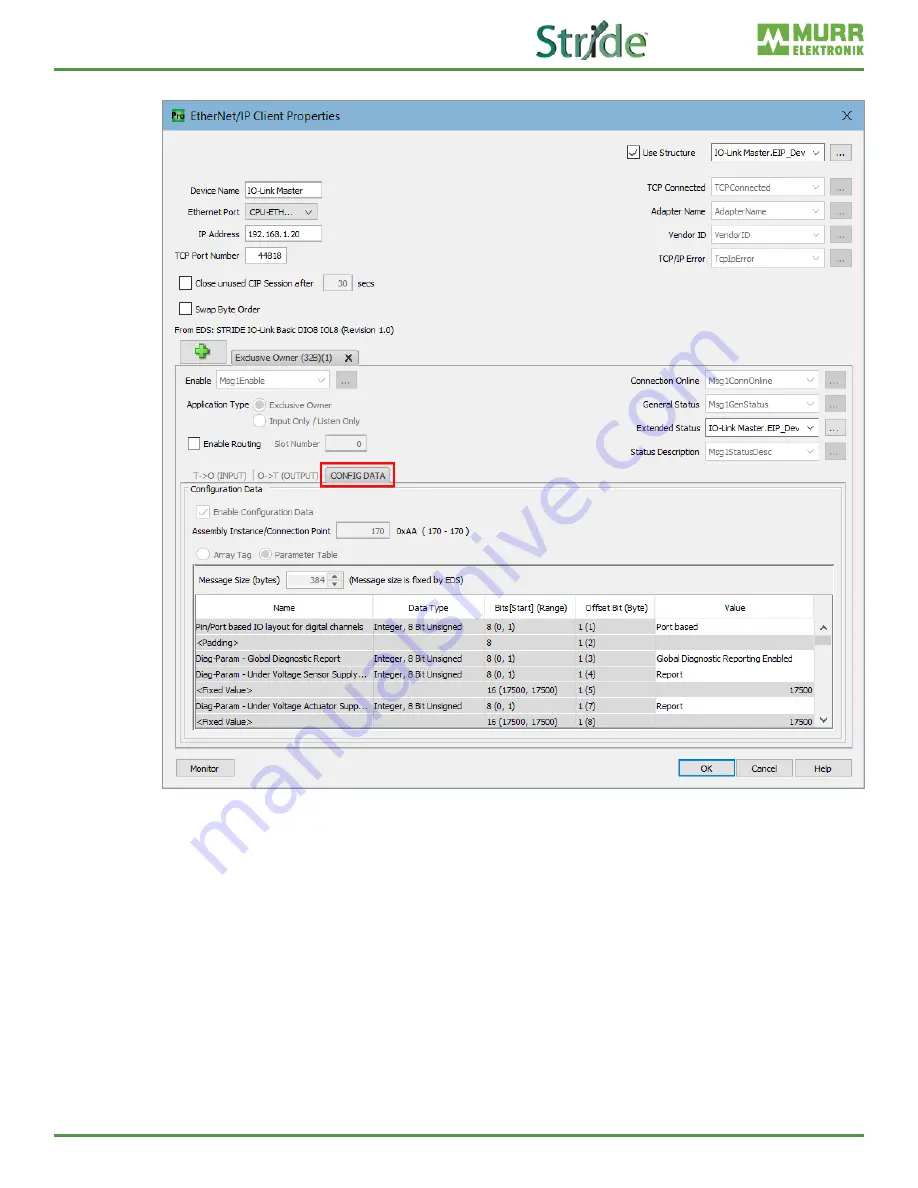 Automationdirect.com Stride SIOL-EI8B User Manual Download Page 45