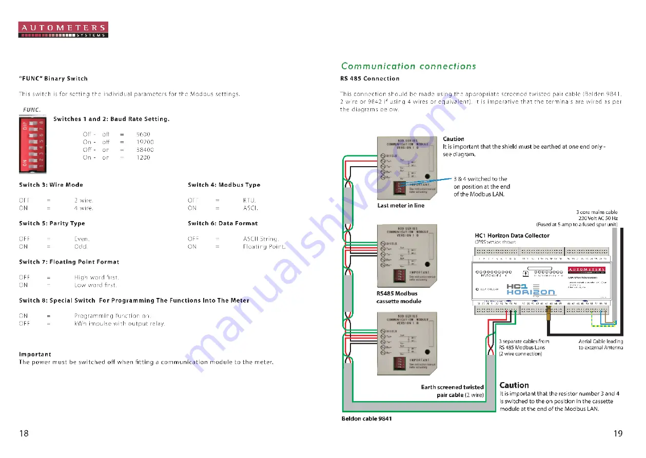 Autometers Systems IC 970 Installation & Operating Manual Download Page 10