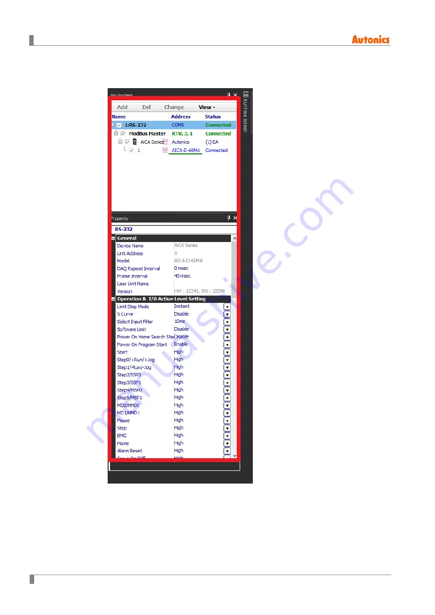 Autonics AiCA Series User Manual Download Page 88