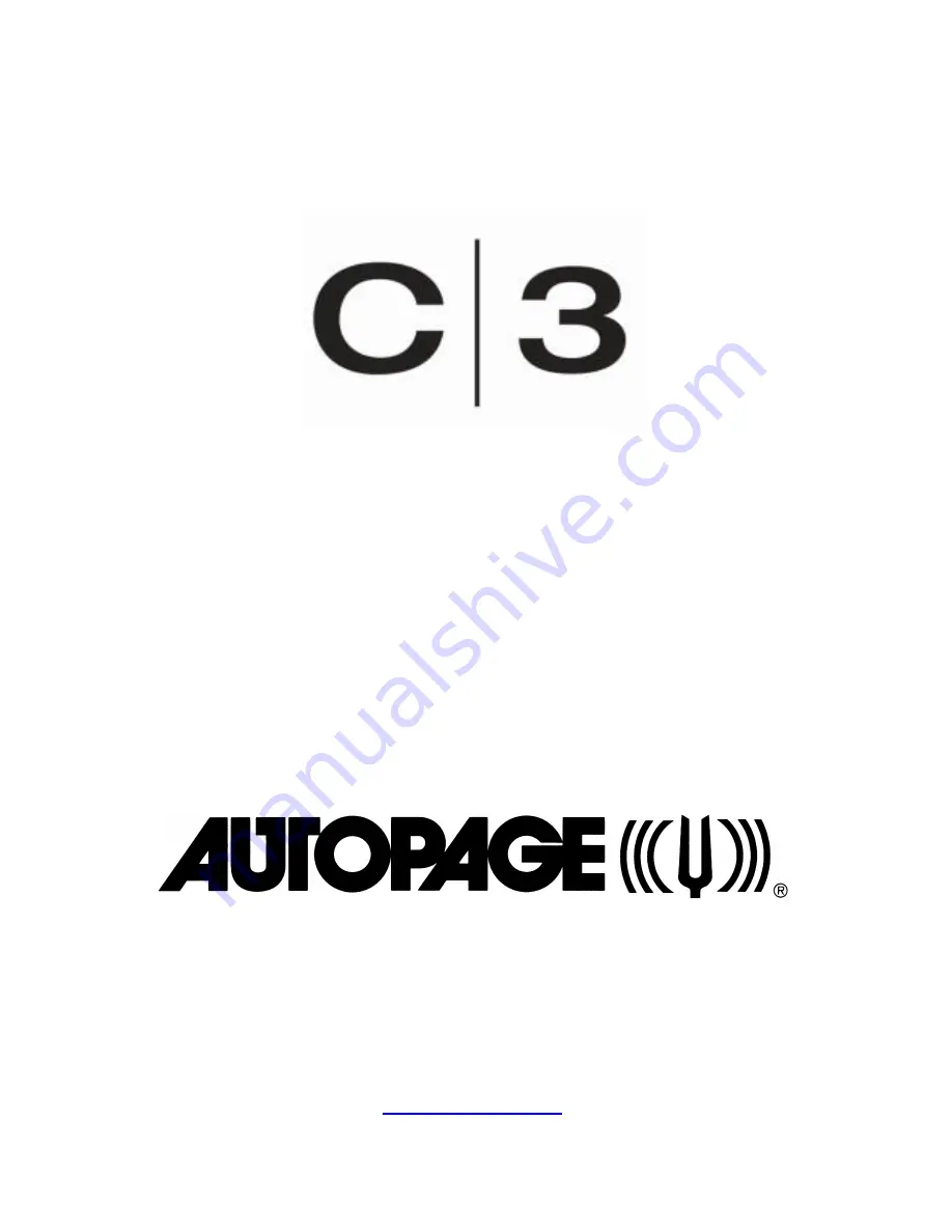 Autopage C3-RS-625 Installation Manual Download Page 34