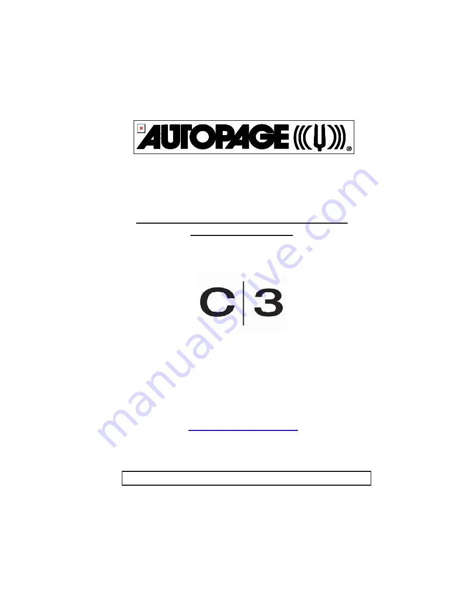 Autopage RF-525 Скачать руководство пользователя страница 1