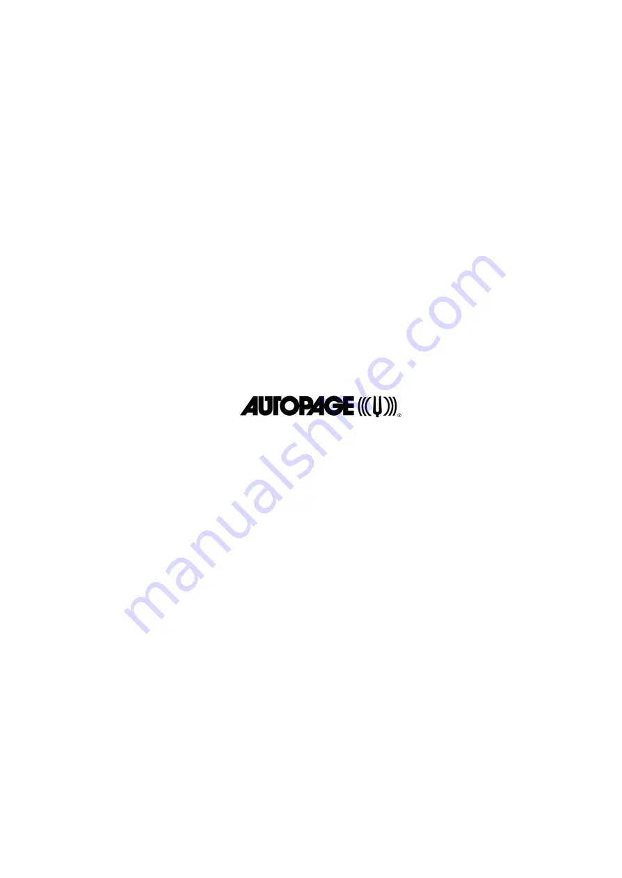 Autopage TRX950 Operation Manual Download Page 30