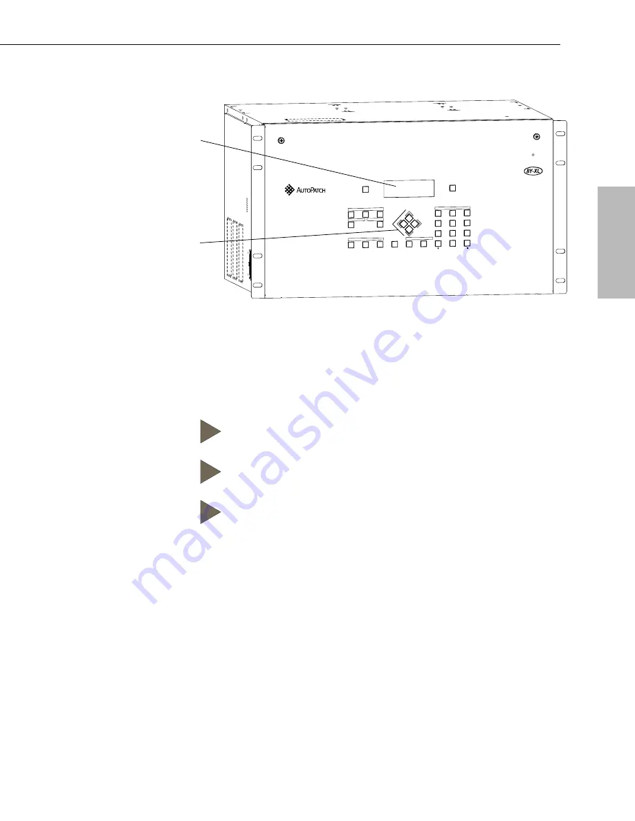 AutoPatch 8Y-3000 Installation And Setup Manual Download Page 20