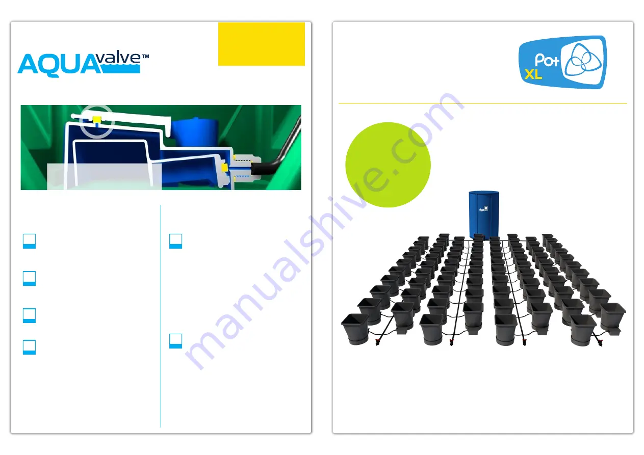 Autopot 80Pot XL Set-Up Manuallines Download Page 1