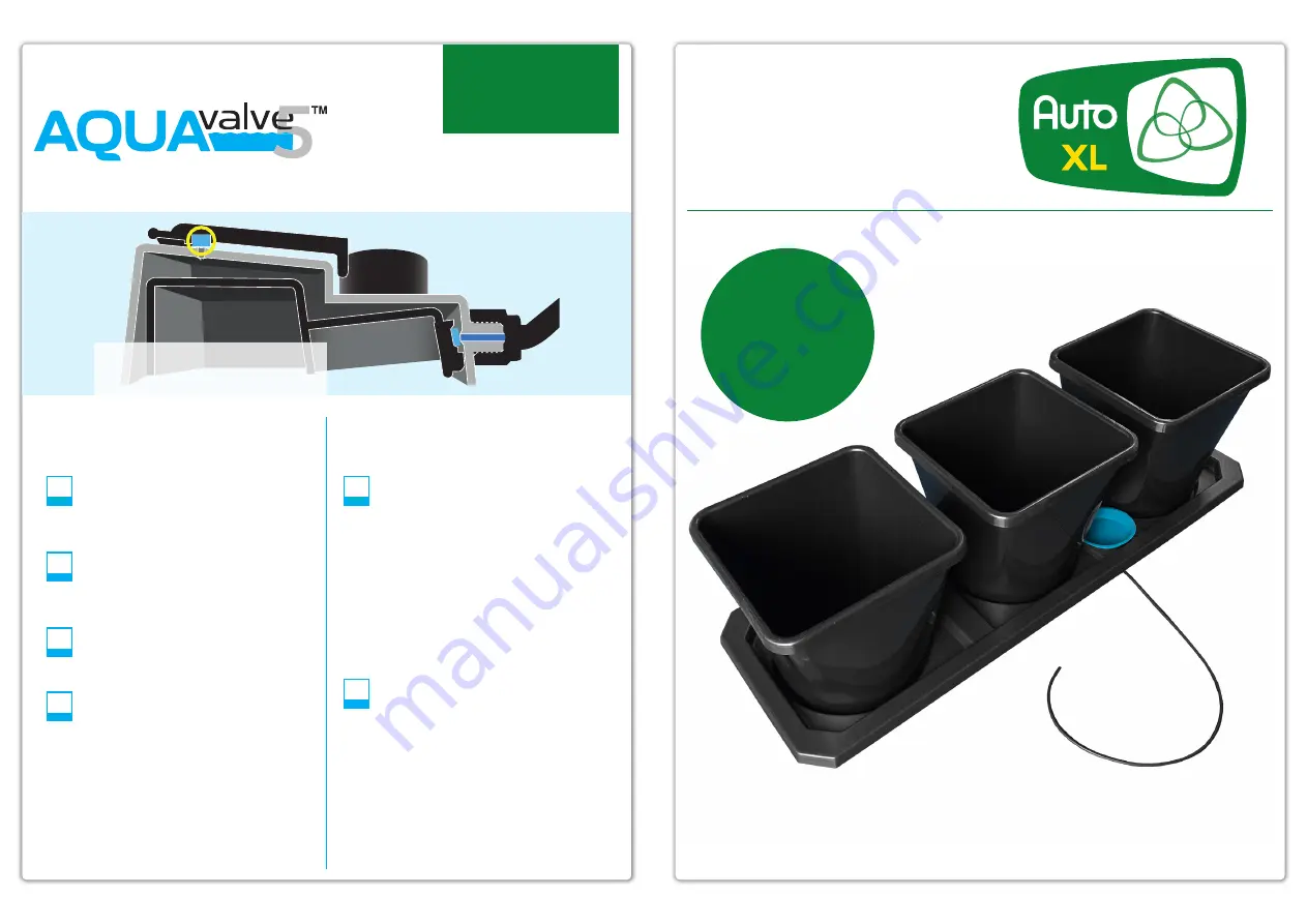 Autopot AQUAvalve5 Auto3 XL Simple Care Manuallines Download Page 1