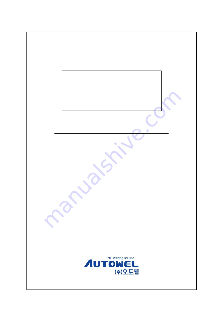 Autowel Finewel-180D Скачать руководство пользователя страница 1