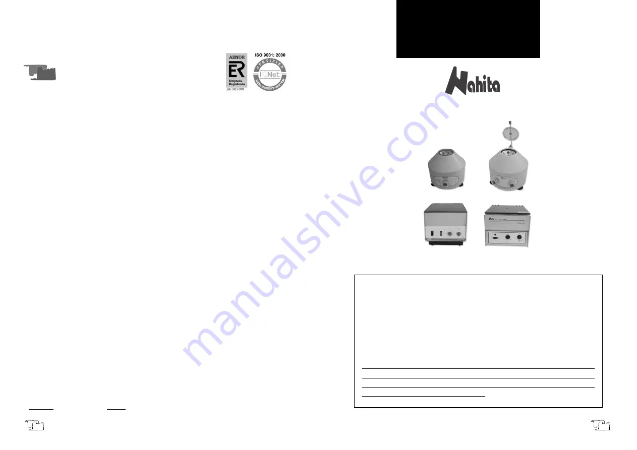 Auxilab 2600 Manual Download Page 1