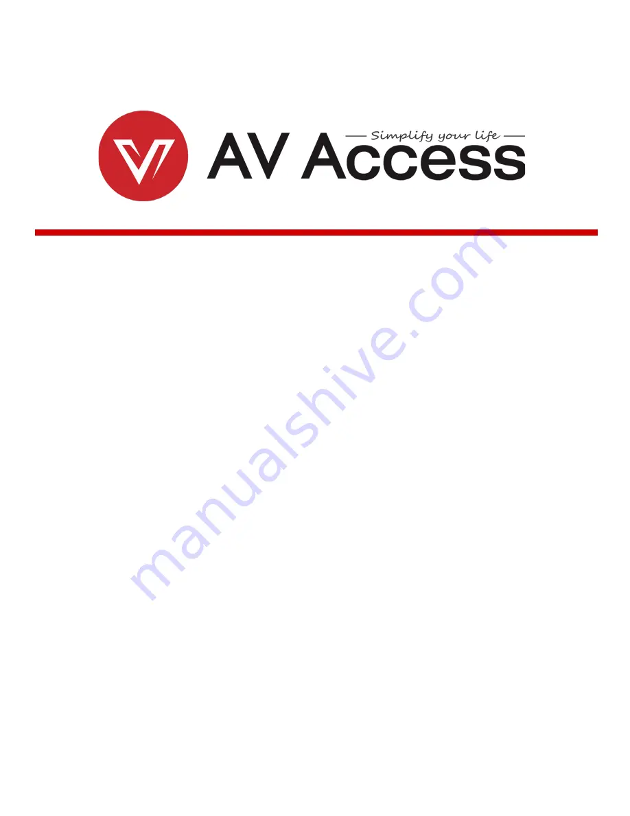 AV Access HDEX40 User Manual Download Page 14