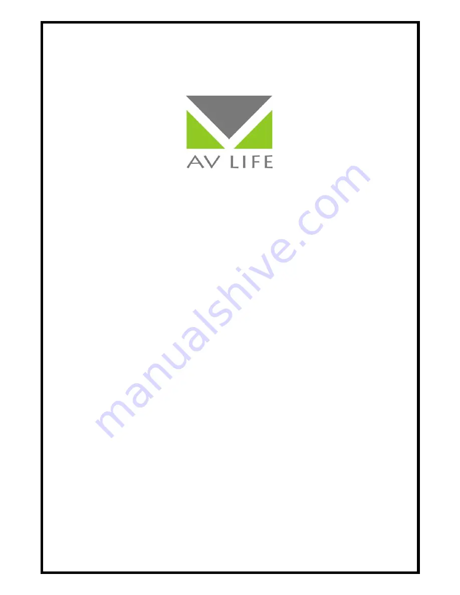 AV Life SS44RS Manual Download Page 1