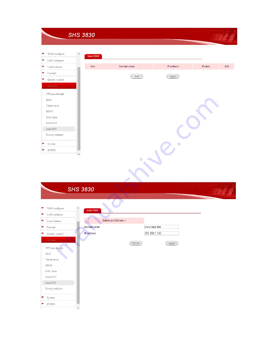 Avadesign SHS 3830 User Manual Download Page 106