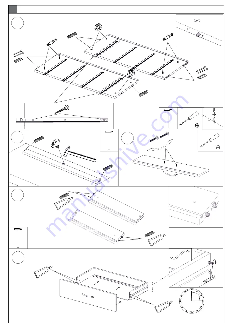 avaks nabytok BASIC komoda 4ZAS Assembly Instructions Download Page 3