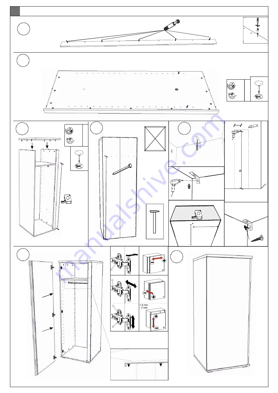 avaks nabytok REA AMY 27/180 Assembly Instructions Download Page 4